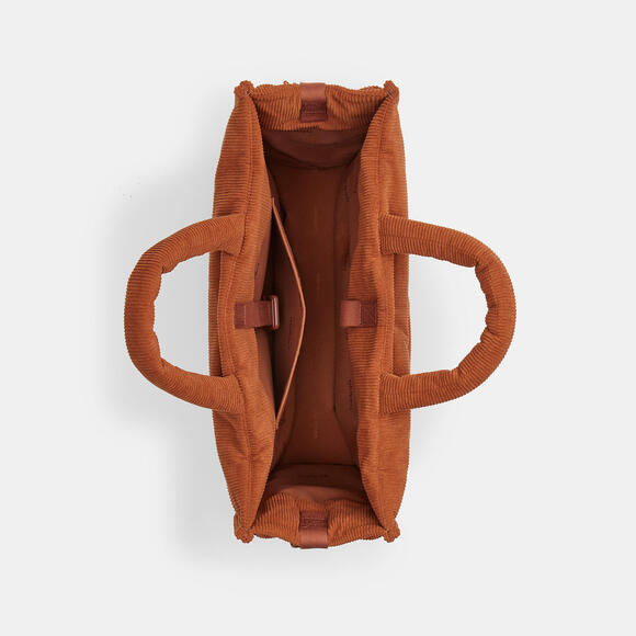 Coachtopia Loop Tote With Wavy Quilting In Corduroy - Picture 8 of 10